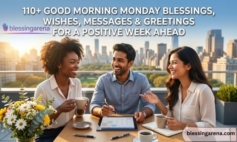 110+ Good Morning Monday Blessings, Wishes, Messages & Greetings for a Positive Week Ahead
