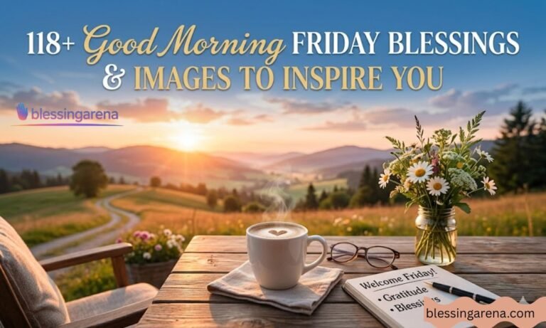118+ Good Morning Friday Blessings & Images to Inspire You