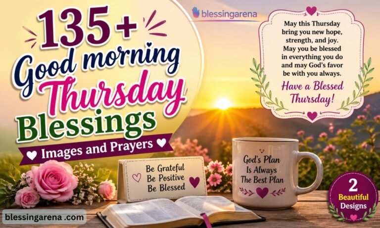 135+ Good morning Thursday Blessings Images and Prayers