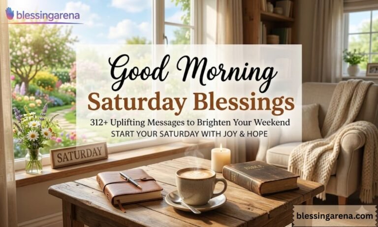312+ Good Morning Saturday Blessings