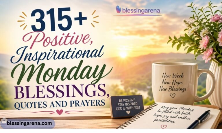 315+ Positive, Inspirational Monday Blessings, Quotes and Prayers