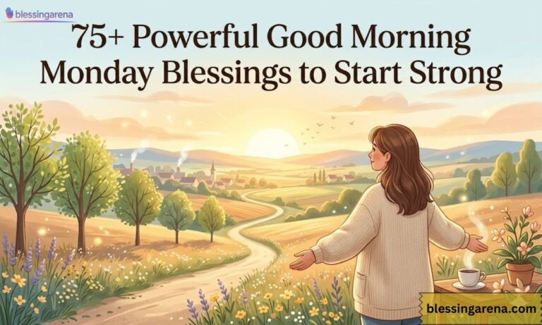 75+ Powerful Good Morning Monday Blessings to Start Strong