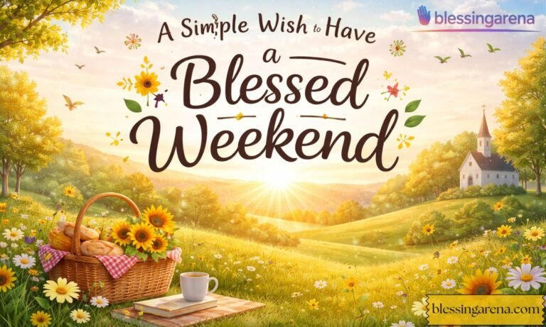 A Simple Wish to Have a Blessed Weekend