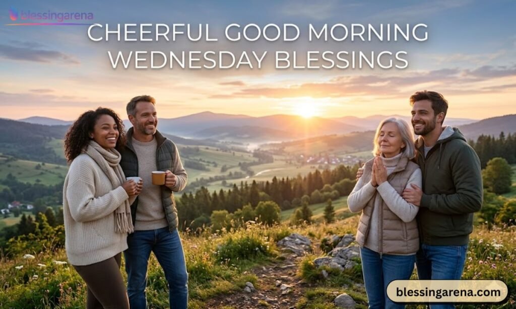 Cheerful Good Morning Wednesday Blessings