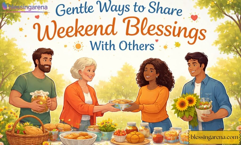 Gentle Ways to Share Weekend Blessings With Others