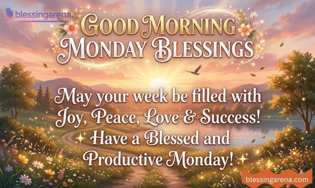 Good Morning Monday Blessings GIF