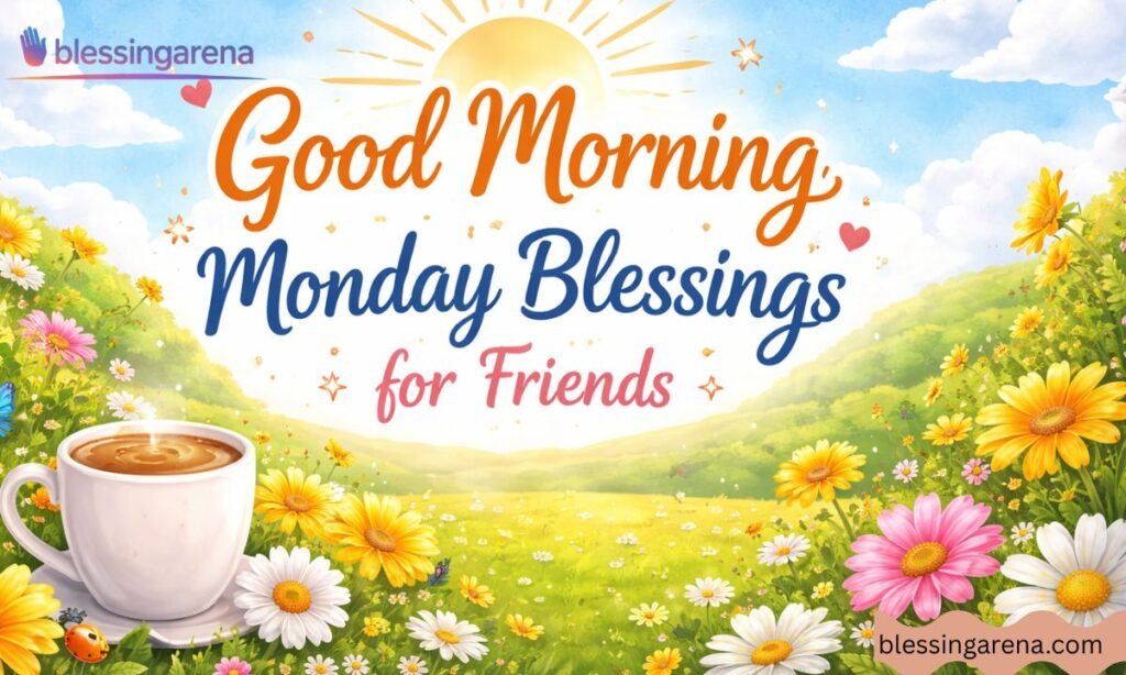 Good Morning Monday Blessings for Friends