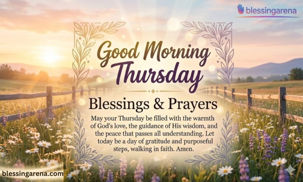 Good Morning Thursday Blessings and Prayers