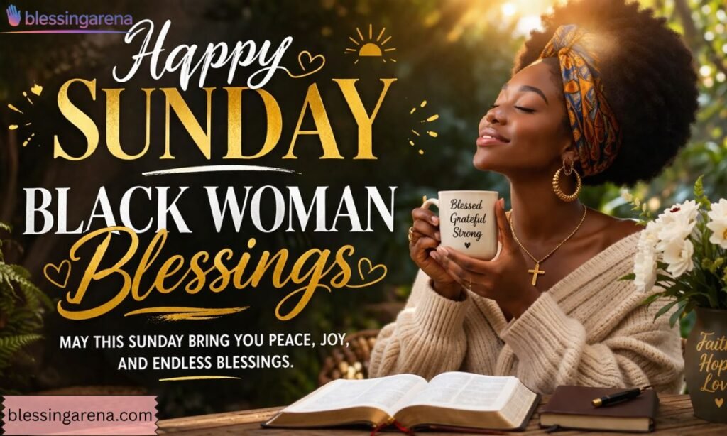 Happy Sunday Black Woman Blessings