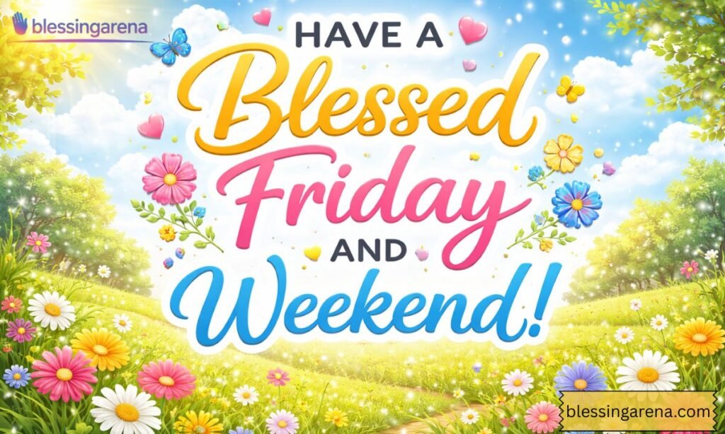 Have a Blessed Friday and Weekend