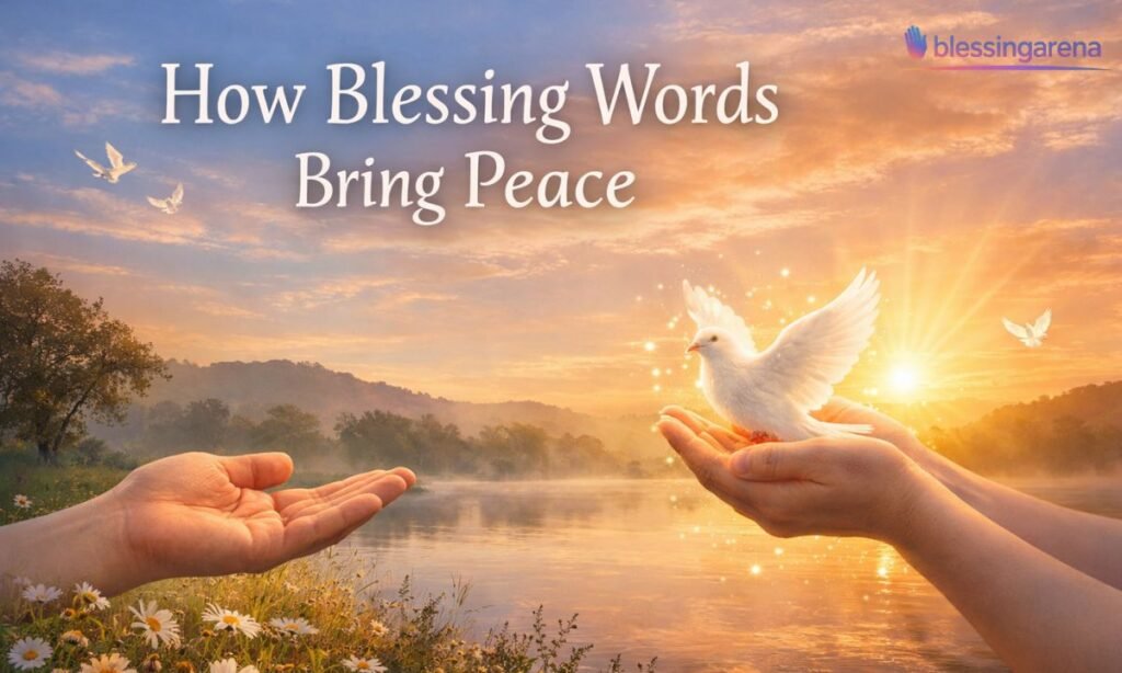 How Blessing Words Bring Peace