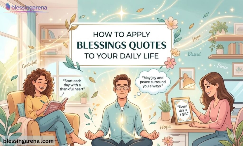 How to Apply Blessings Quotes to Your Daily Life