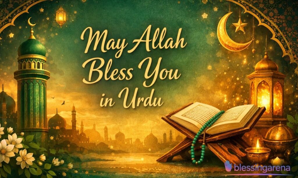 May Allah Bless You in Urdu