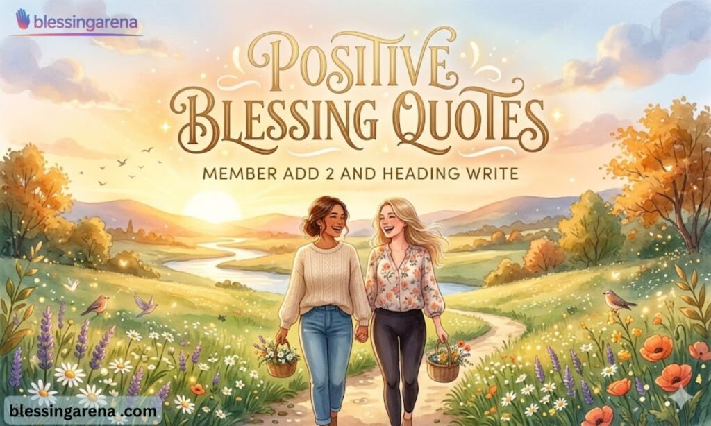 Positive Blessing Quotes