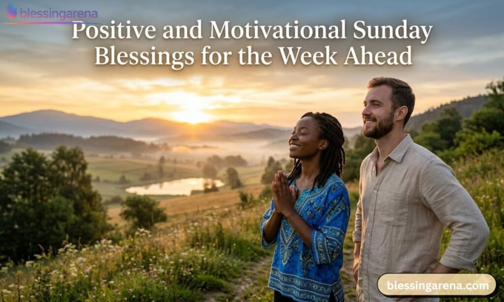 Positive and Motivational Sunday Blessings for the Week Ahead