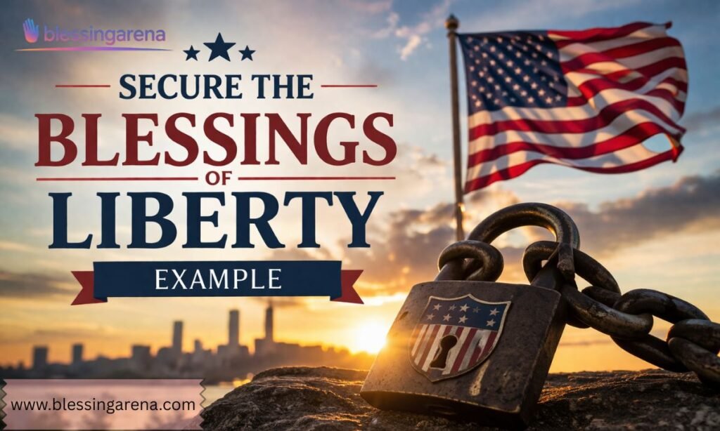 Secure the Blessings of Liberty Example