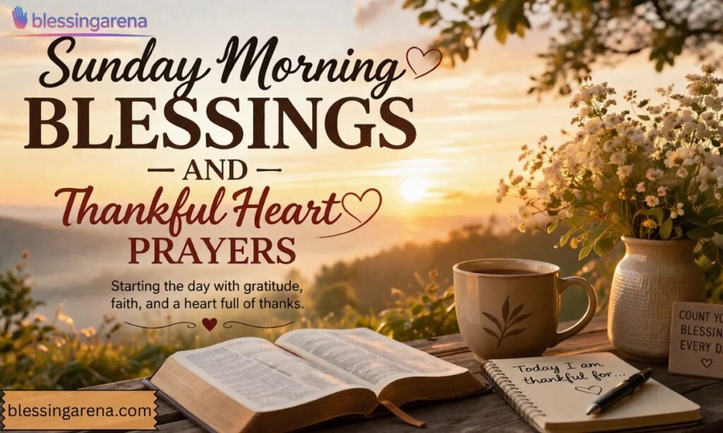 Sunday Morning Blessings and Thankful Heart Prayers