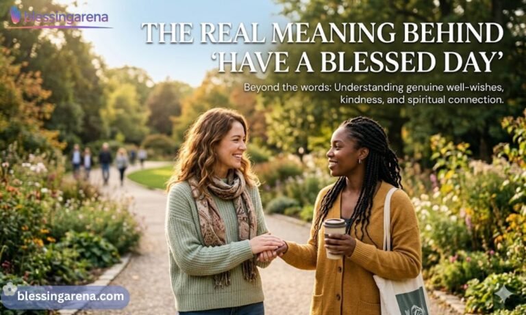 The Real Meaning Behind ‘Have a Blessed Day’