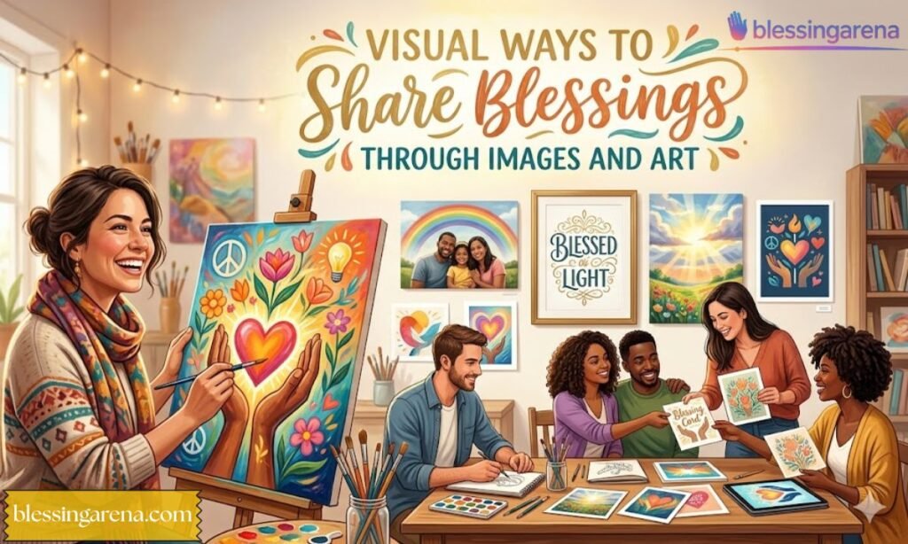 Visual Ways to Share Blessings Through Images and Art