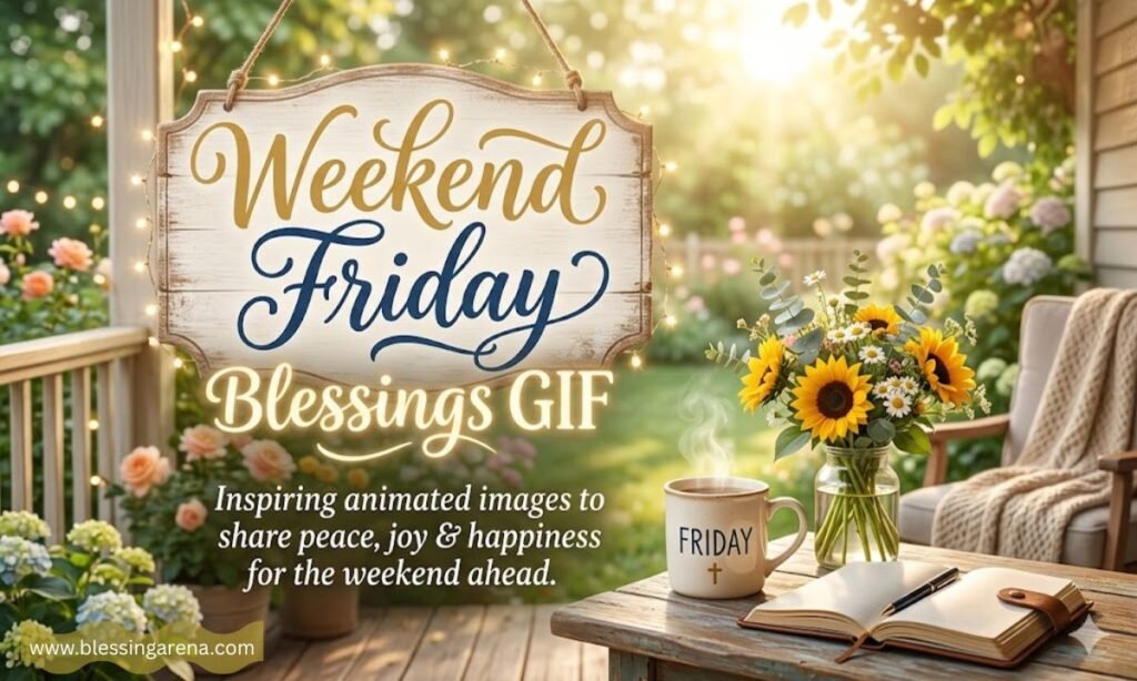Weekend Friday Blessings GIF