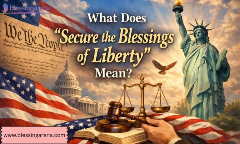 What Does “Secure the Blessings of Liberty” Mean?