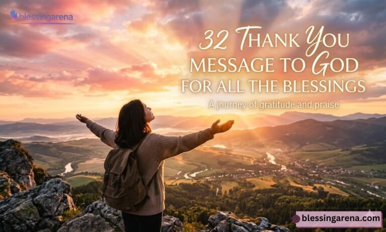 32 Thank You Message To God For All The Blessings