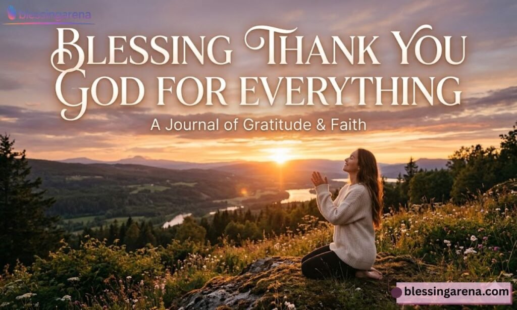 Blessing Thank You God For Everything