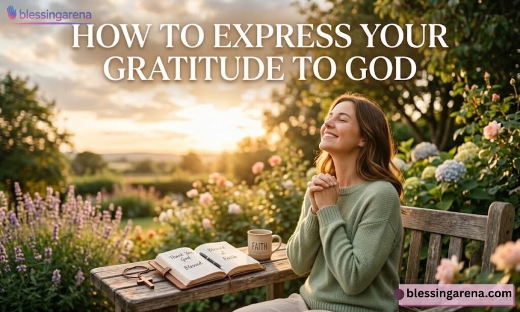 How To Express Your Gratitude To God
