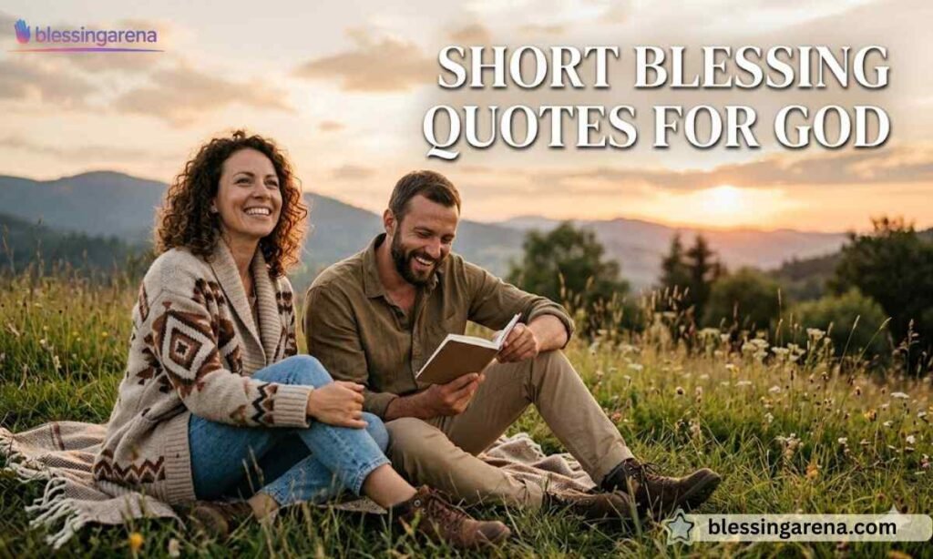 Short blessing quotes for God