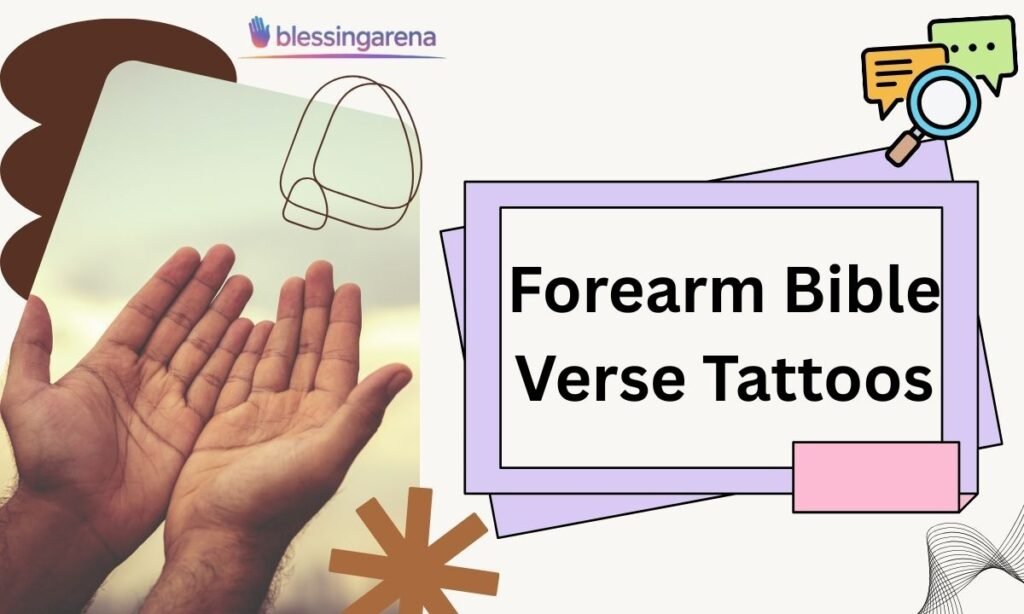 Forearm Bible Verse Tattoos